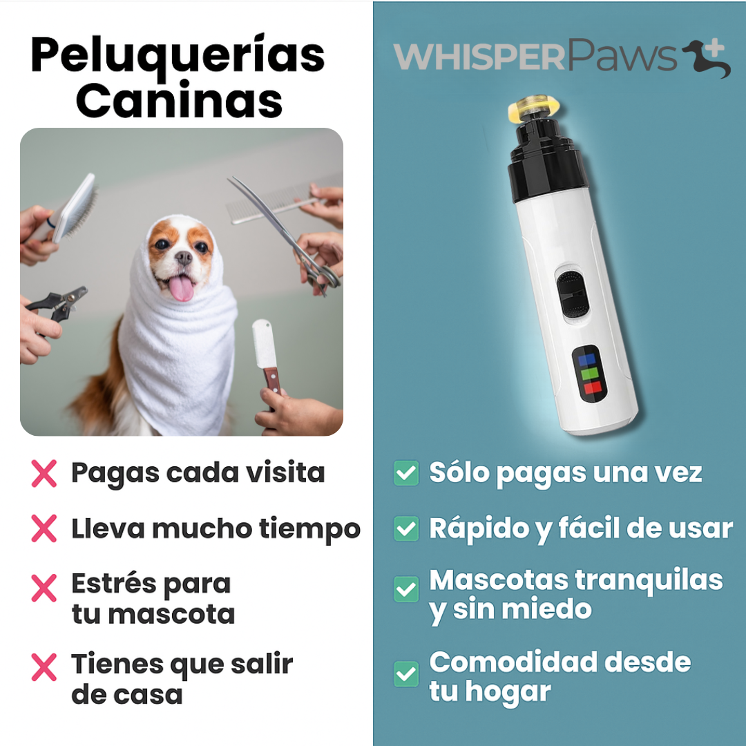 WhisperPaws™ Recortador Profesional en Casa