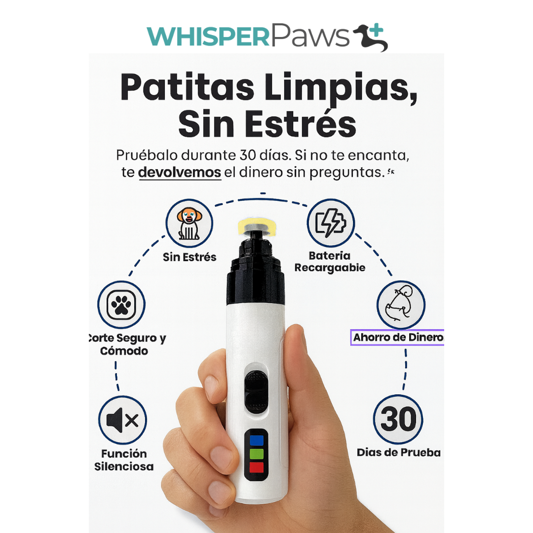 WhisperPaws™ Recortador Profesional en Casa